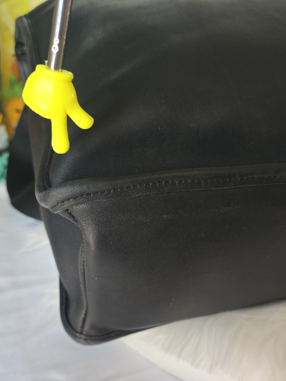 Vintage Coach Beekman Classic Black Leather Briefcase and Adj Long Strap - Picture 11 of 17